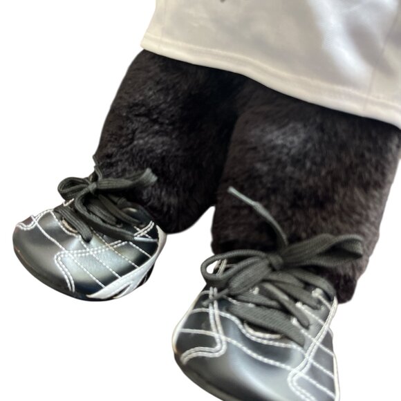 BUILD-A-BEAR Classic Dimples Black Plush Teddy Bear 15" Stuffed Animal - Picture 6 of 15